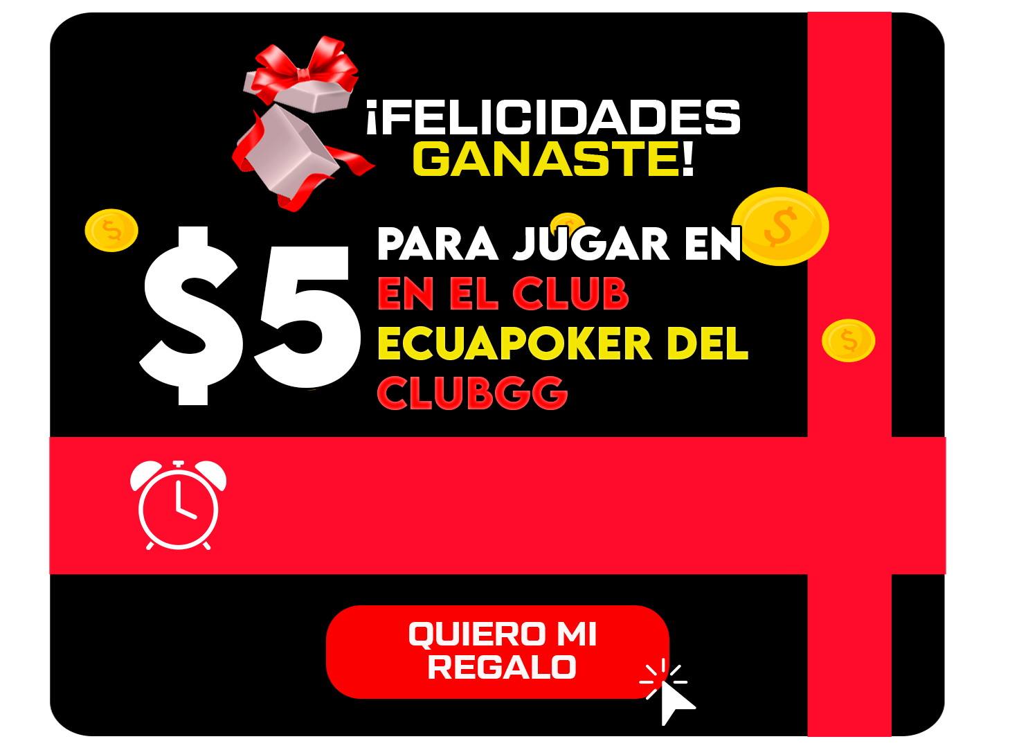 ¡Felicidades Ganaste!